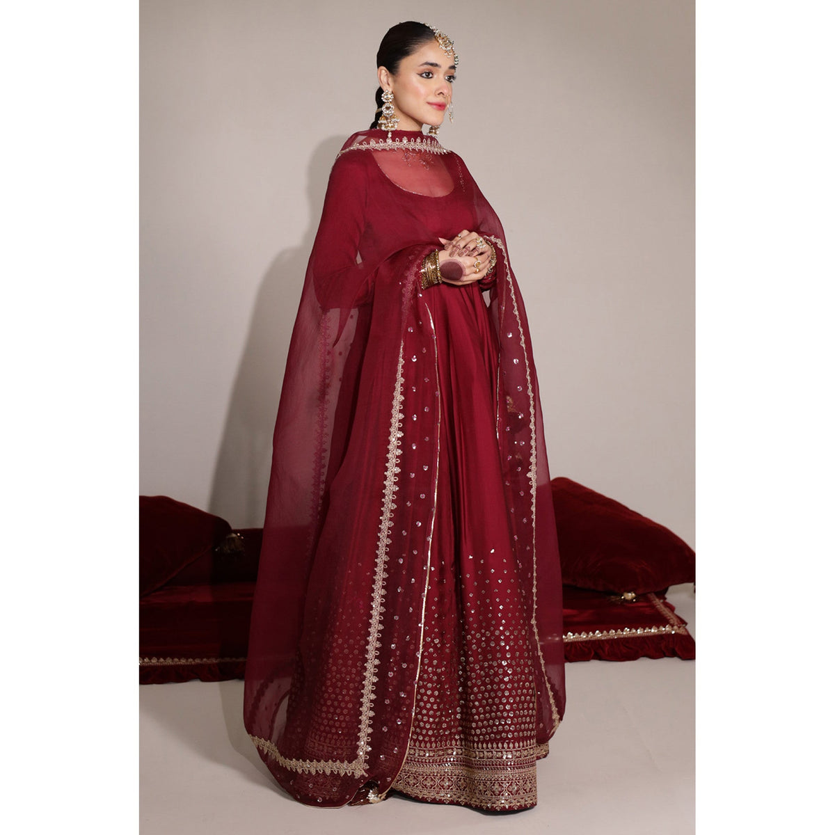 ANARI RED OUTFIT | Shahana / Muskan' 24 | DYOT