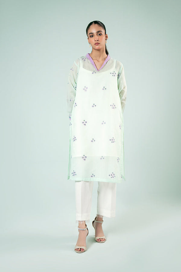 Pret Collection - Fozia Khalid - Basics Vol 3 - Meadow Kurta