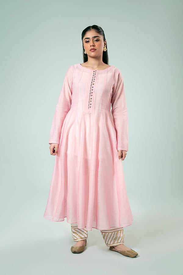 Pret Collection - Fozia Khalid - Basics Vol 3 - Classic Pink Kali Daar