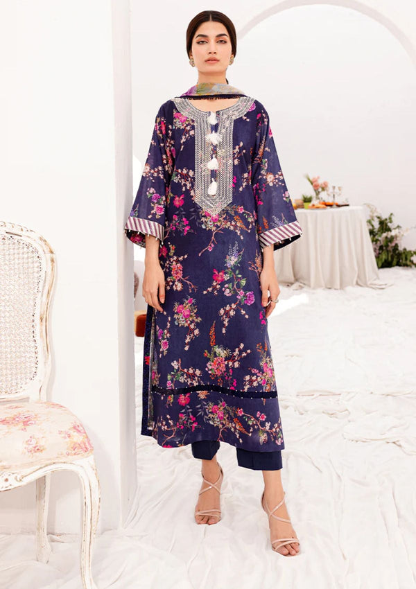 Lawn Colleection - Tabeer - Printkari - TP24#7A - Leyla