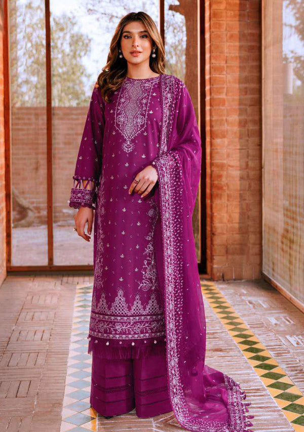 Lawn Collection - Farasha - Dastoor - FD24#08 - TEMPTING BERY