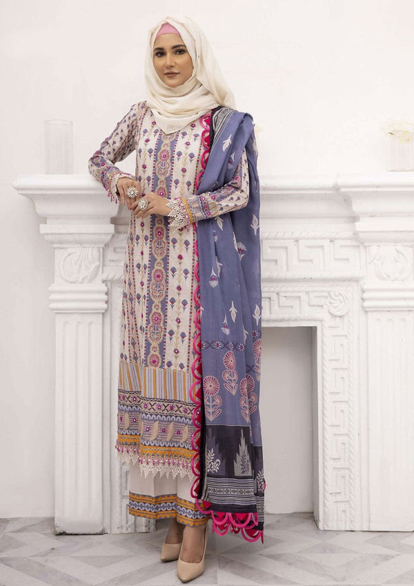 Lawn Collection - Dua - Gul-e-Zarki - Motiya - MLF24#02