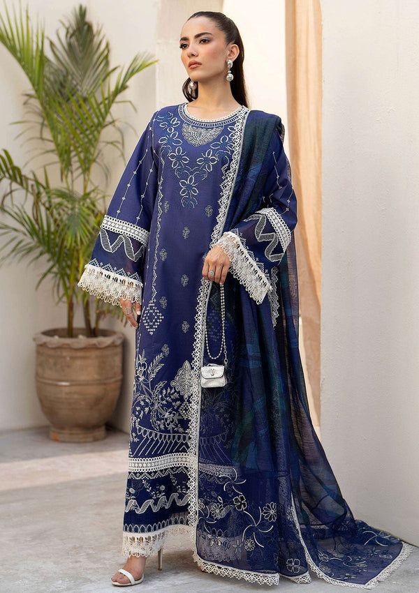 Lawn Collection - Saad Shaikh - Eid Luxe 24 - Tawny