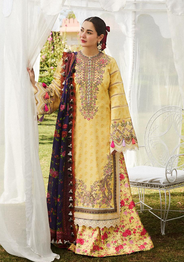 Lawn Collection - Hussain Rehar - SS 24 - D#02 - Opal