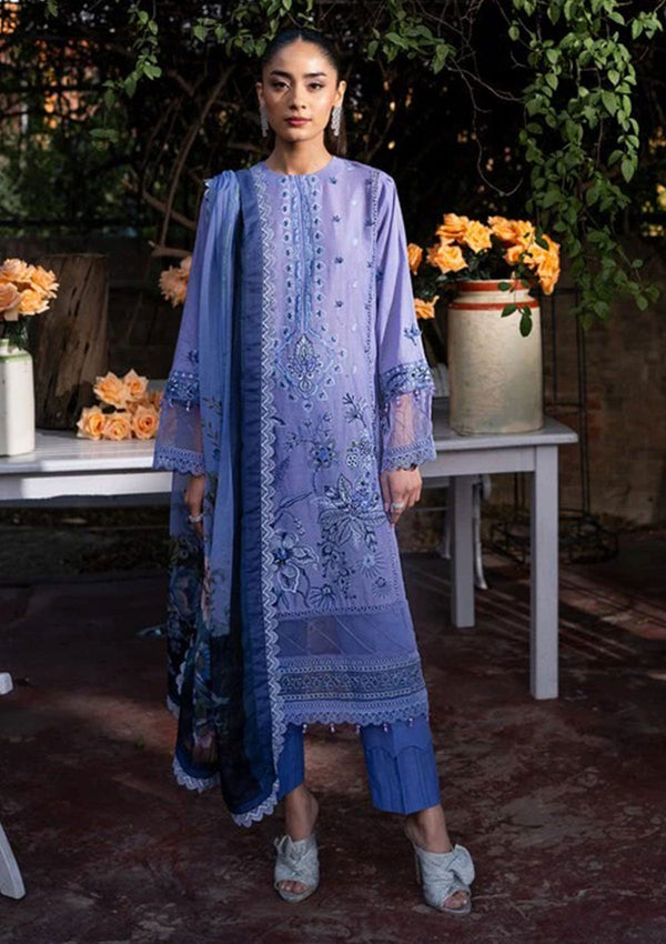 Lawn Collection - Norans -  Festive Eid - NE24#15 - PERIWINKLE DREAMS