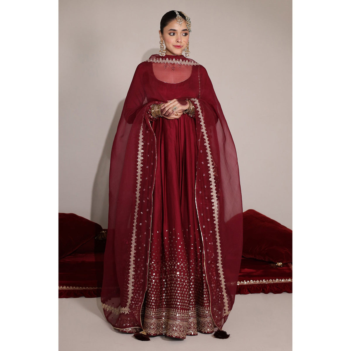ANARI RED OUTFIT | Shahana / Muskan' 24 | DYOT