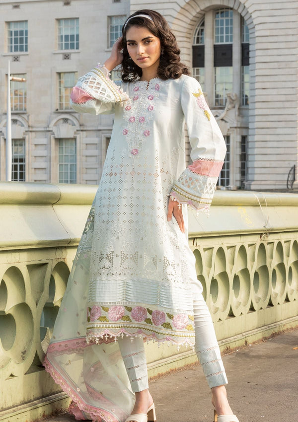 Lawn Collection - Meem - Eid - Luxury 24 - MD#09 - LIGHT BLUE