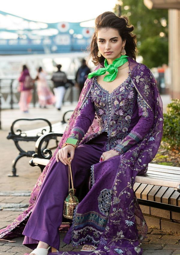 Lawn Collection - Meem - Eid - Luxury 24 - MD#06 - PURPLE