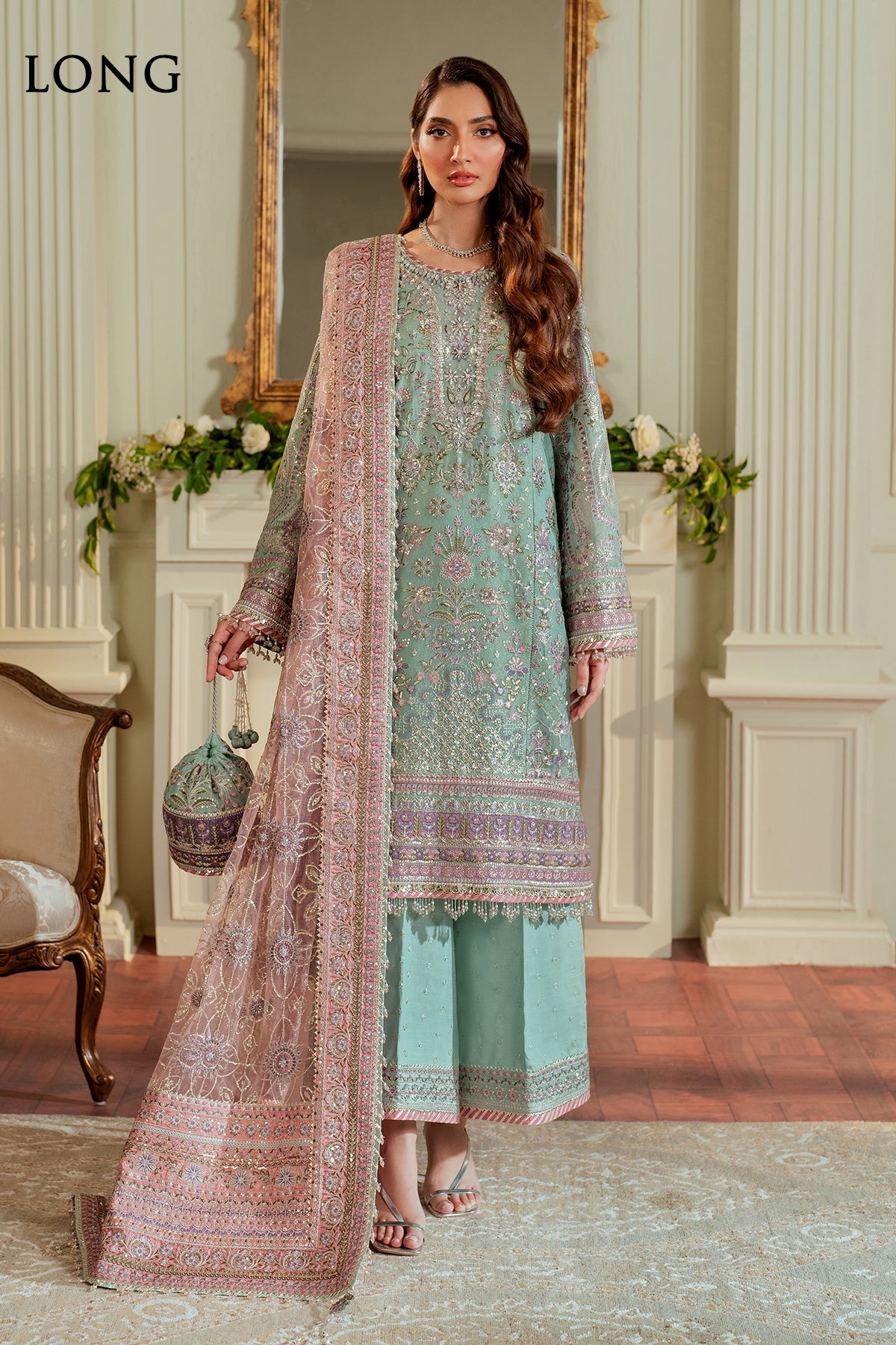EMBROIDERED NET CH13-08