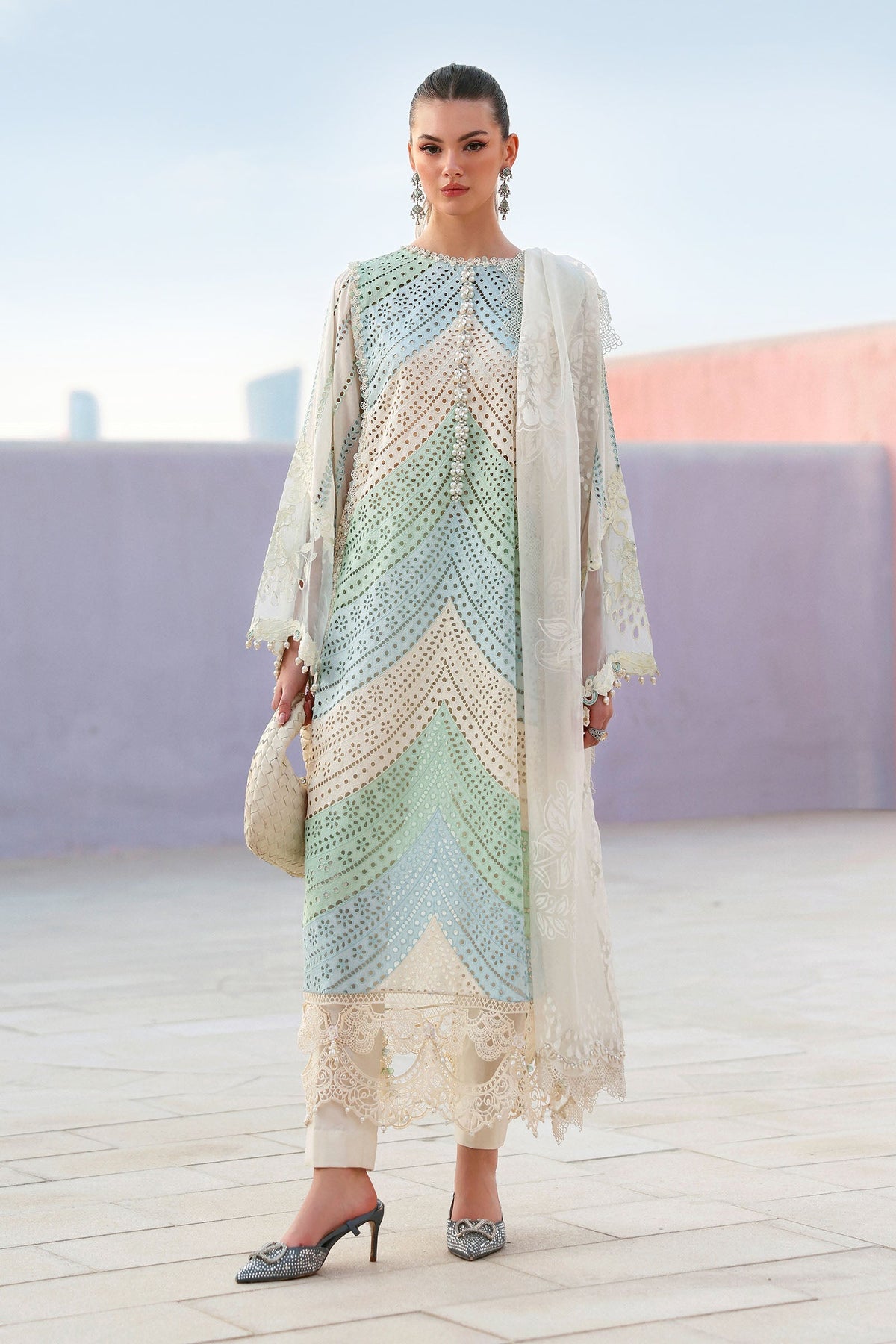 Embroidered Lawn Suit