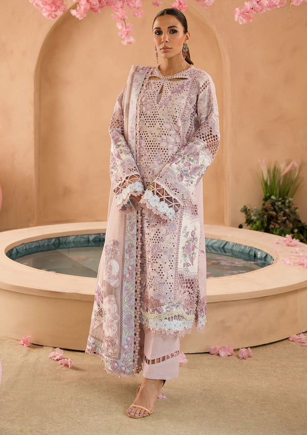 Lawn Collection - Afrozeh - The Painted Garden - Honeysuckle