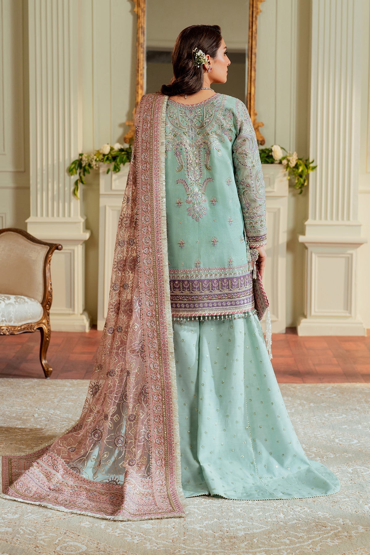 EMBROIDERED NET CH13-08