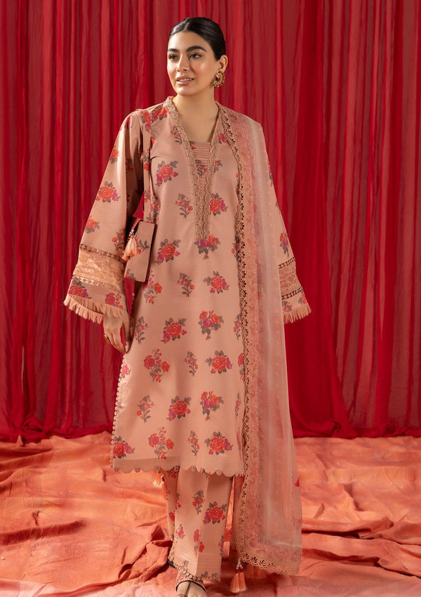 Lawn Collection - Alizeh - Sheen - ALS24#03 - CORAL PEACH