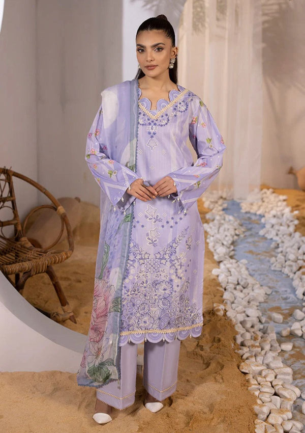 Lawn Collection - Ellena - Unstitched Embroidered - EAS-L3-06-08