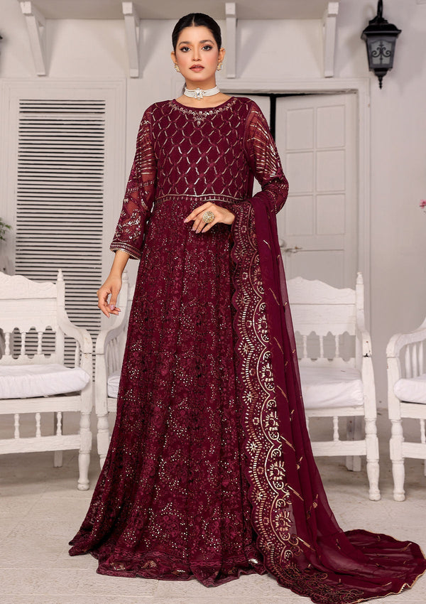 Formal Dress - Rubaaiyat - Chiffon with Sequence - D#3 C