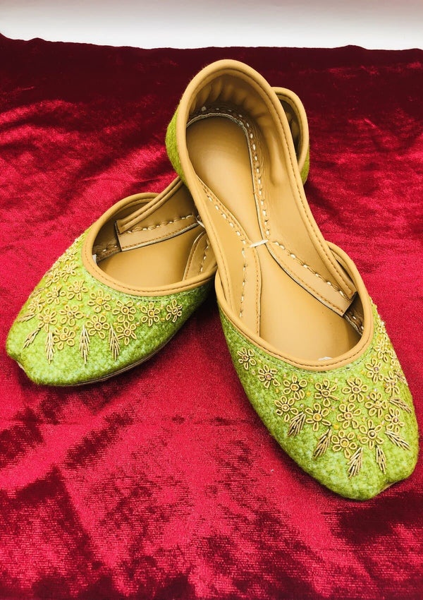 Footwear Collection - Chamak - Golden Leaf - D#028