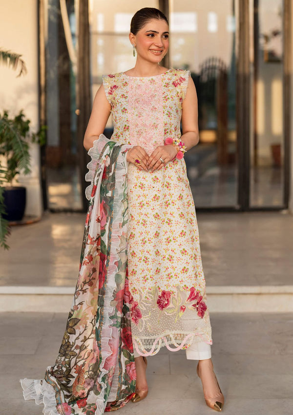 Lawn Collection - Asifa & Nabeel - Meraki Summer Vol 2 - AM24#15 - Gulnar