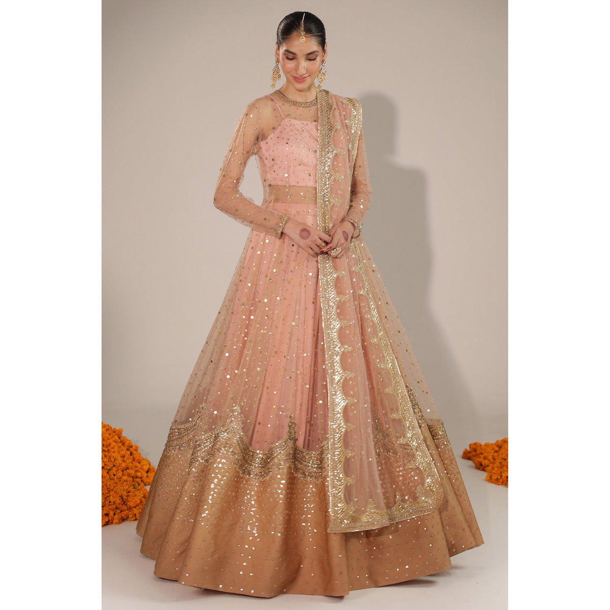 PEACH ANARKALI | WEDDING FORMALS '26 | DYOT