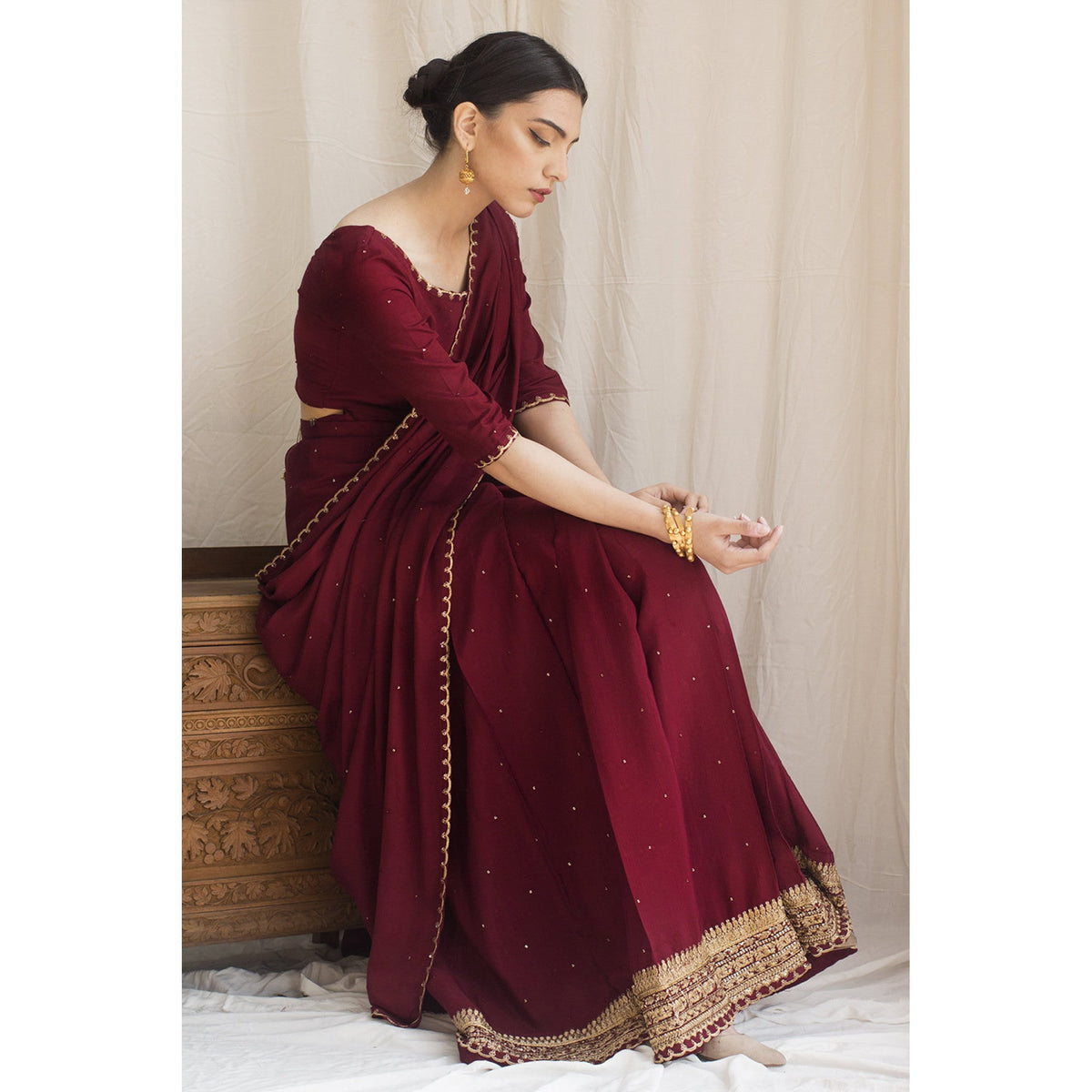 RED SAREE | DYOT