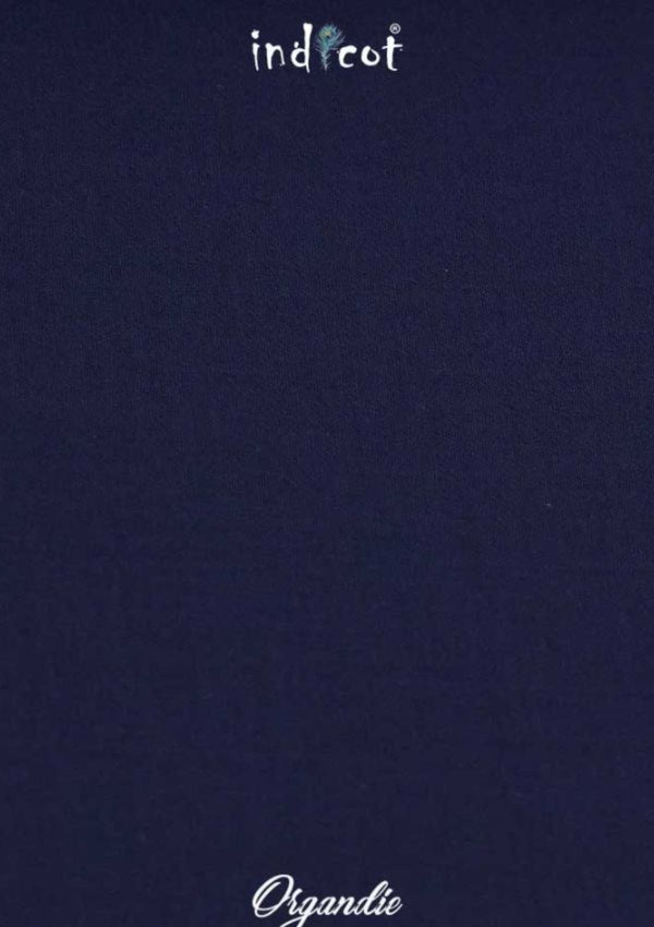Indicot Organdie Color#15 Navy