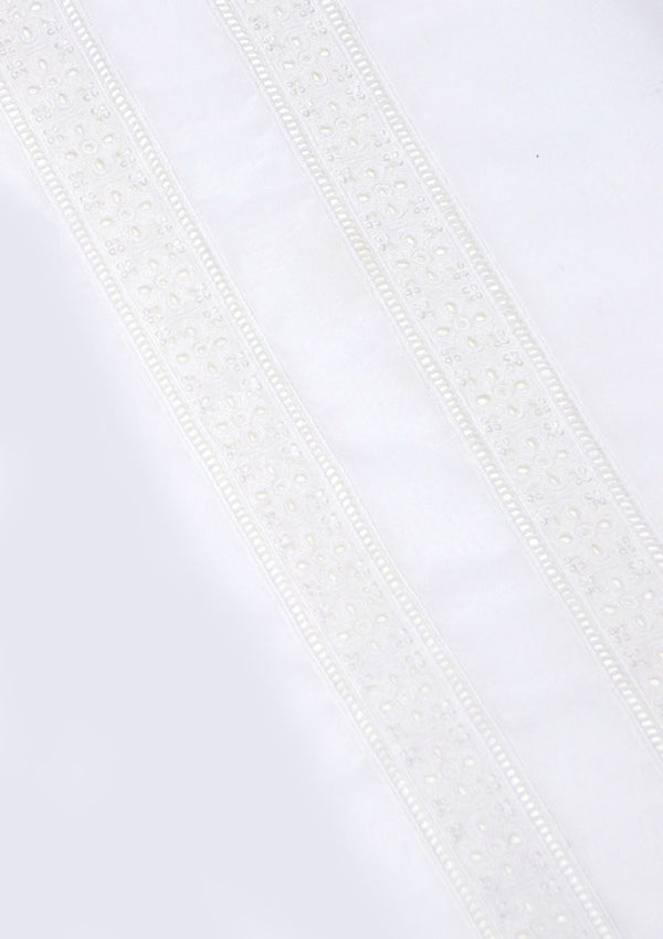 Pasha Embroidered Dream D#1910 (White)
