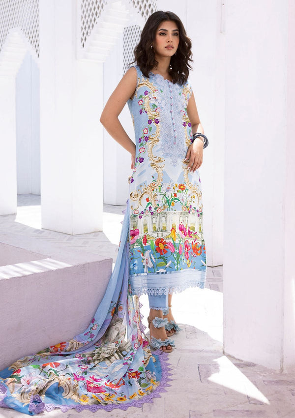 Lawn Collection - Roheenaz - Leya - Lagoon Lace