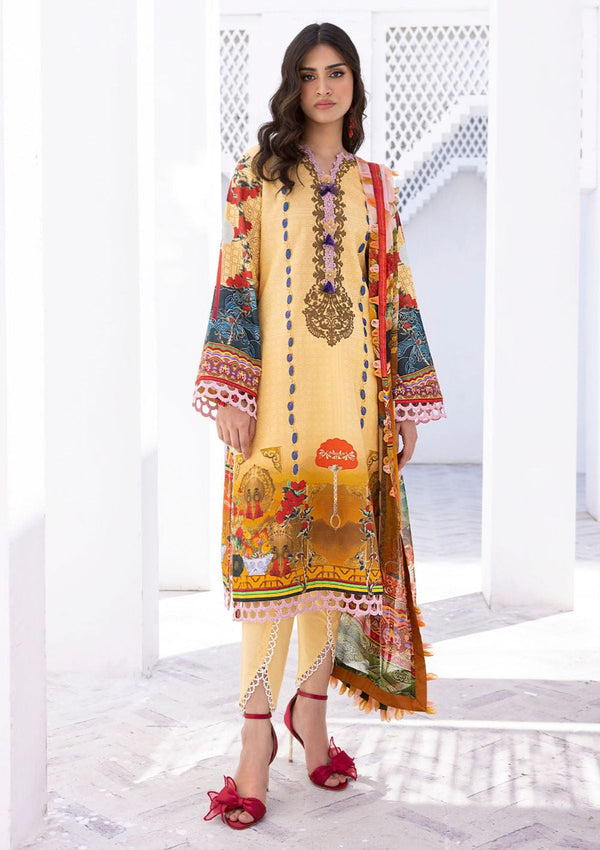 Lawn Collection - Roheenaz - Leya - Mango Tango