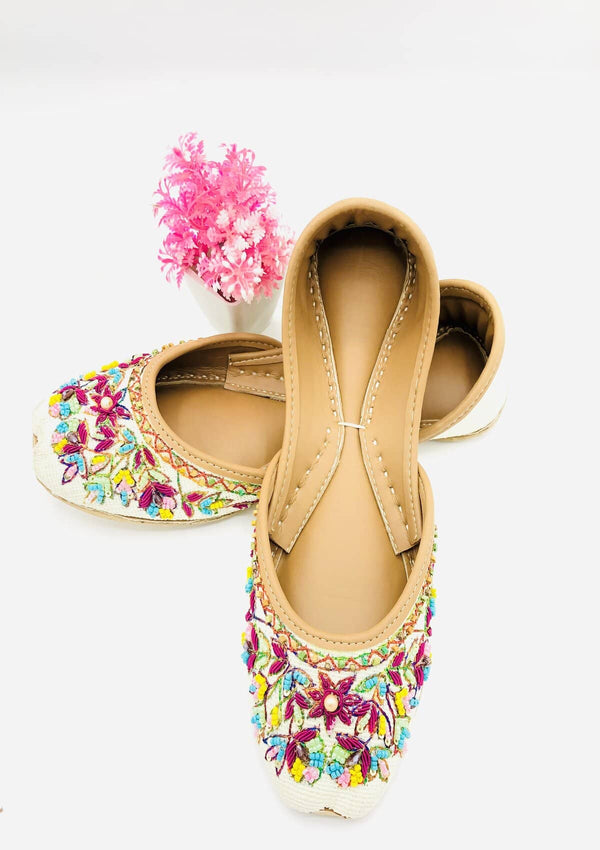 Footwear Collection - Chamak - Rainbow Petals - D#032