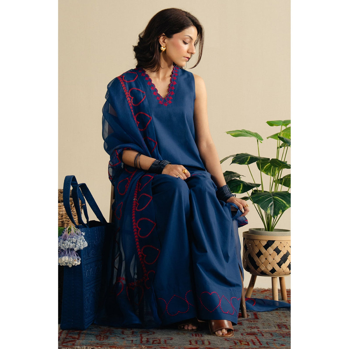 COBALT BLUE OUTFIT | DYOT | Monsoon' 25