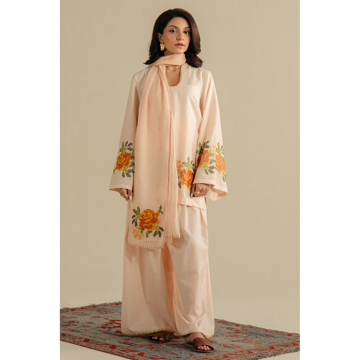 PEACH OUTFIT | DYOT | Monsoon' 25