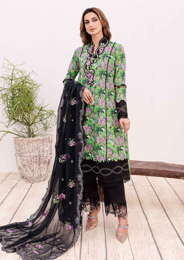 Lawn Collection - Sable Vogue - Shiree - SSC24#06 - Black Iris