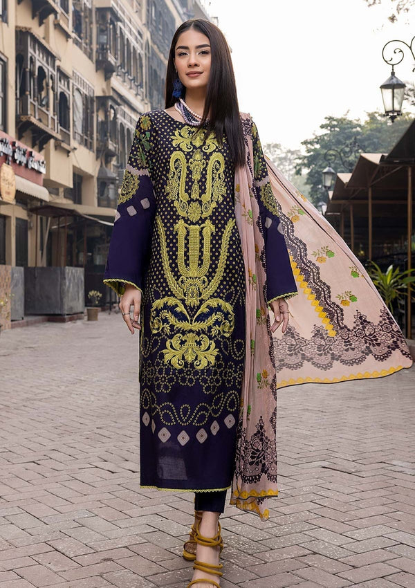 Summer Dress - Qaus - Rang-e-Bahr - QRB#4A