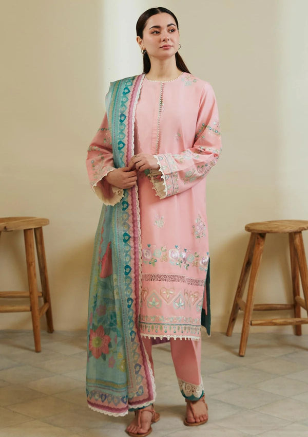 Lawn Collection - Zara Shahjahan - Coco - Unstitched 24 - ZC#8A - ZOYA