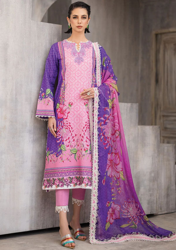 Lawn Collection - Roheenaz - Azalea - RA24#04 - B - Luxe Bloom