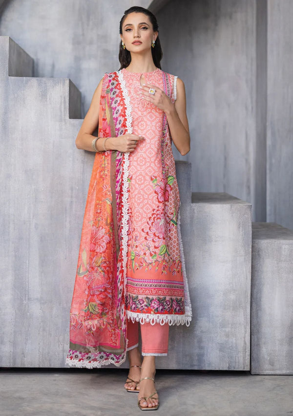 Lawn Collection - Roheenaz - Azalea - RA24#04 - A - Radiant Rose