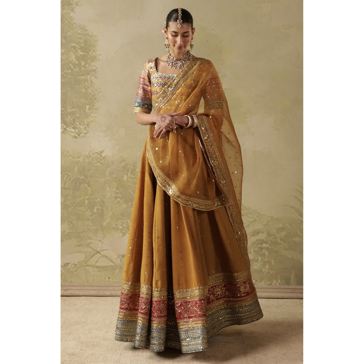 Gold Leaf Lehnga Choli | Sheesham' 26 | DYOT