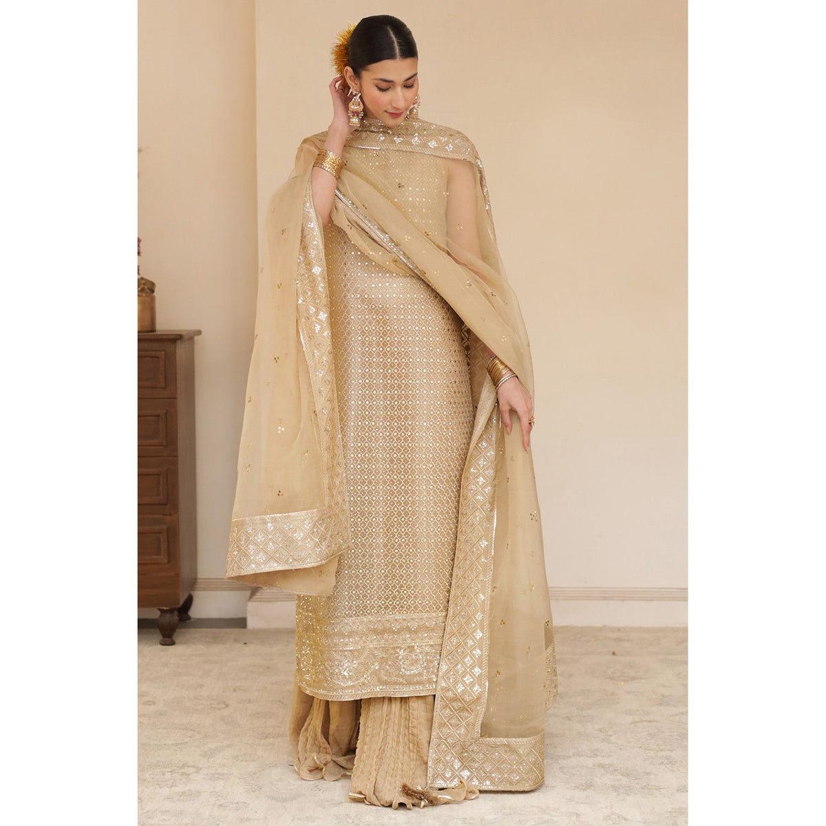 DUST GOLD OUTFIT | DYOT | Sheesham' 24
