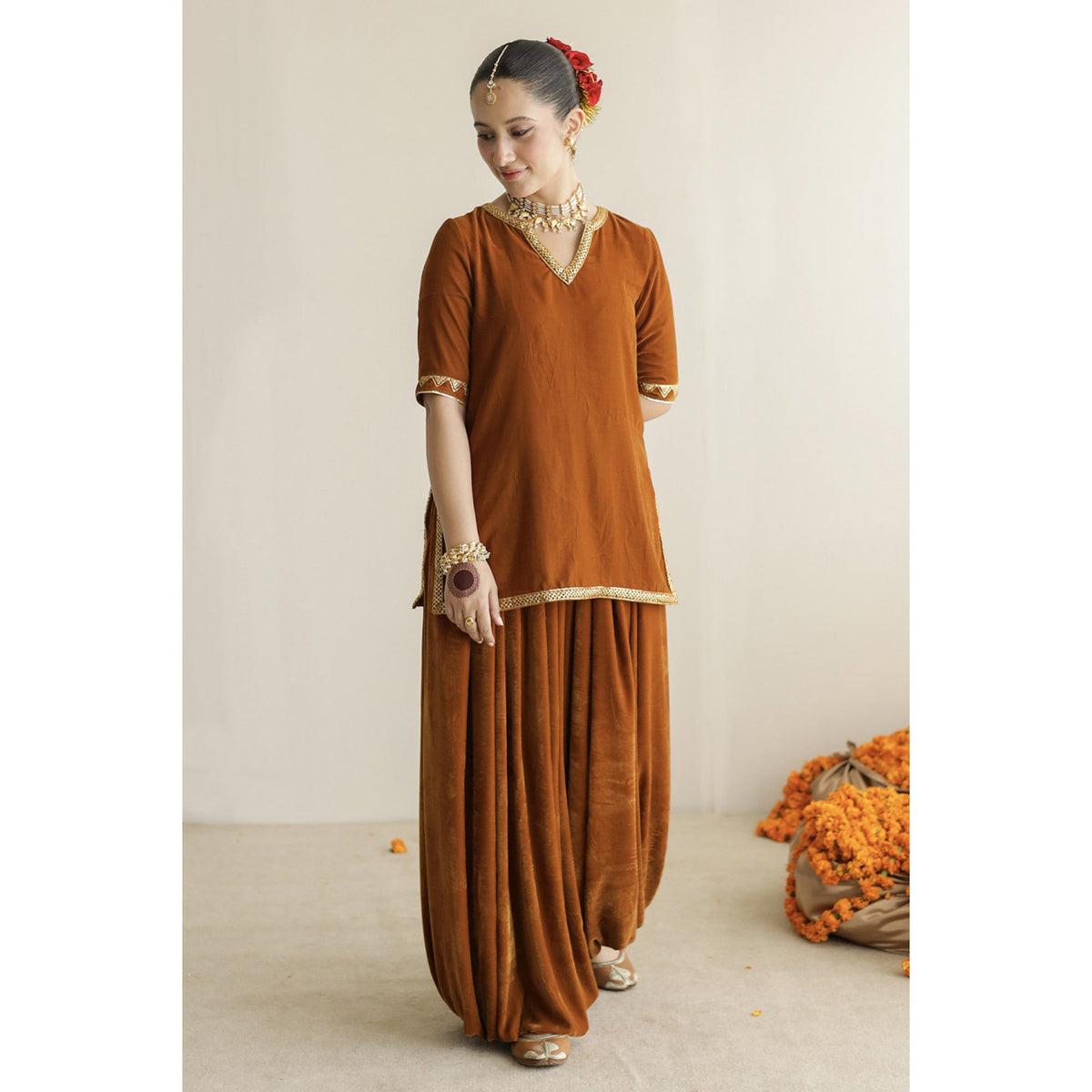 BURNT SIENNA OUTFIT  | ZEEBA '25 | DYOT